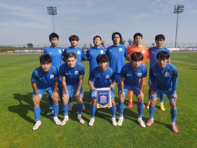 青少年精英聯(lián)賽（U21組）晉級賽第6輪，上海申花6-1戰(zhàn)勝昆明城星